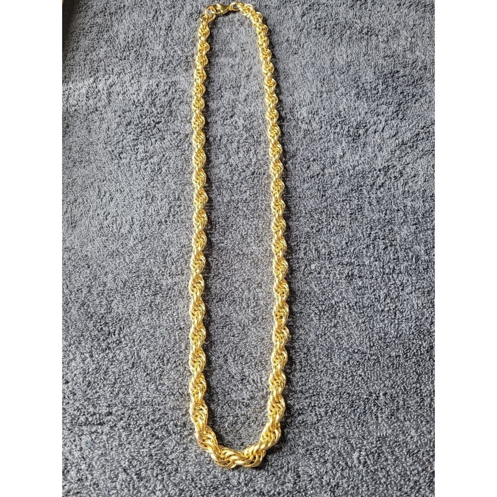 Moda Al Massimo Italy “AREZZO” Byzantine Chain – 18K Yellow Gold Plated – 20"